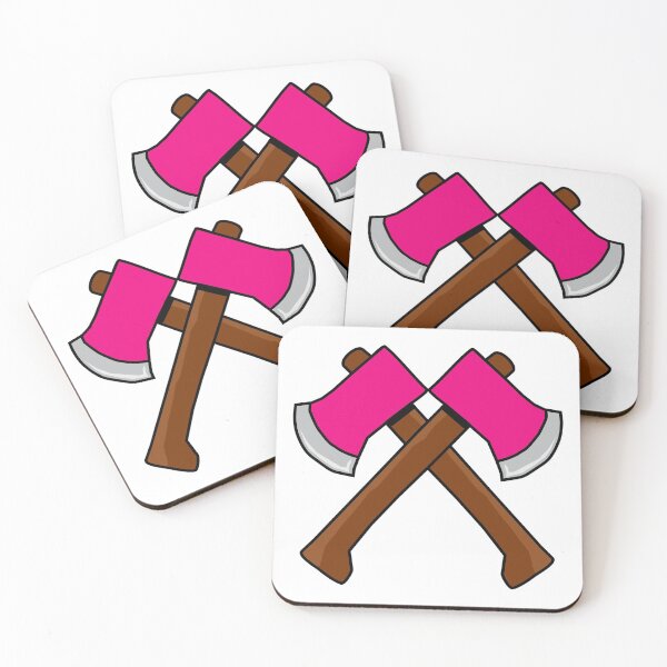 Item preview, The Great Outdoors - Camping - Axes : Pink designed and sold by Sweetie Spicy.