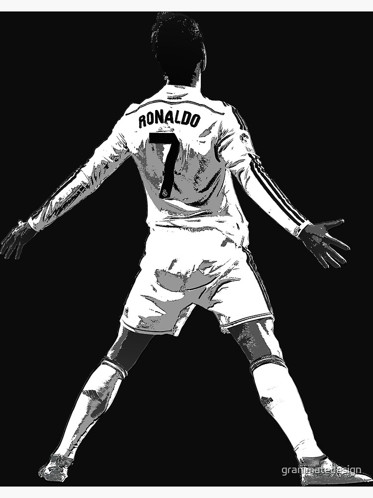 Poster for Sale avec l'œuvre « CR7 Cristiano Ronaldo Artwork - Style Pop  Art » de l'artiste granimatedesign