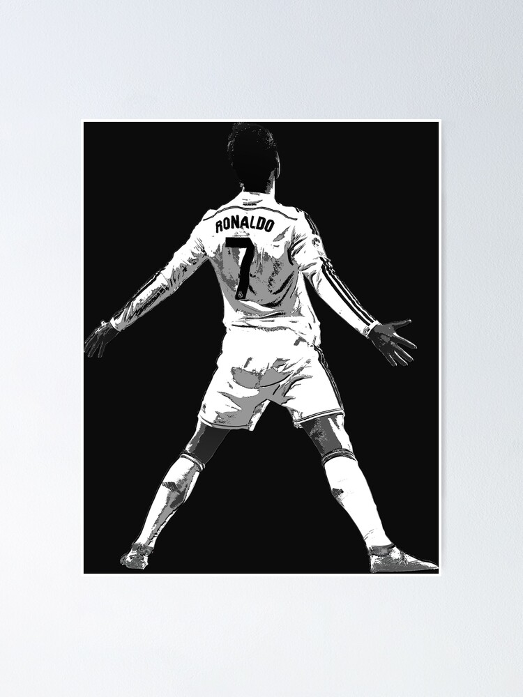  CR7 Cristiano Ronaldo Poster for Wall Art Signed