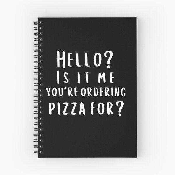 Item preview, Hello Pizza Food Cute Funny Gift Sarcastic Happy Fun Introvert Awkward Geek Hipster Silly Inspirational Motivational Birthday Present designed and sold by EpsilonEridani.