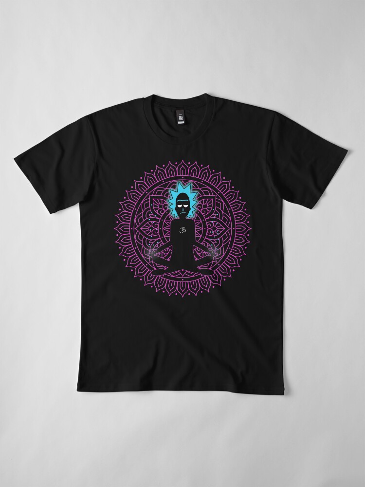 Alternate view of Rick Sanchez Holy Scientist Premium T-Shirt