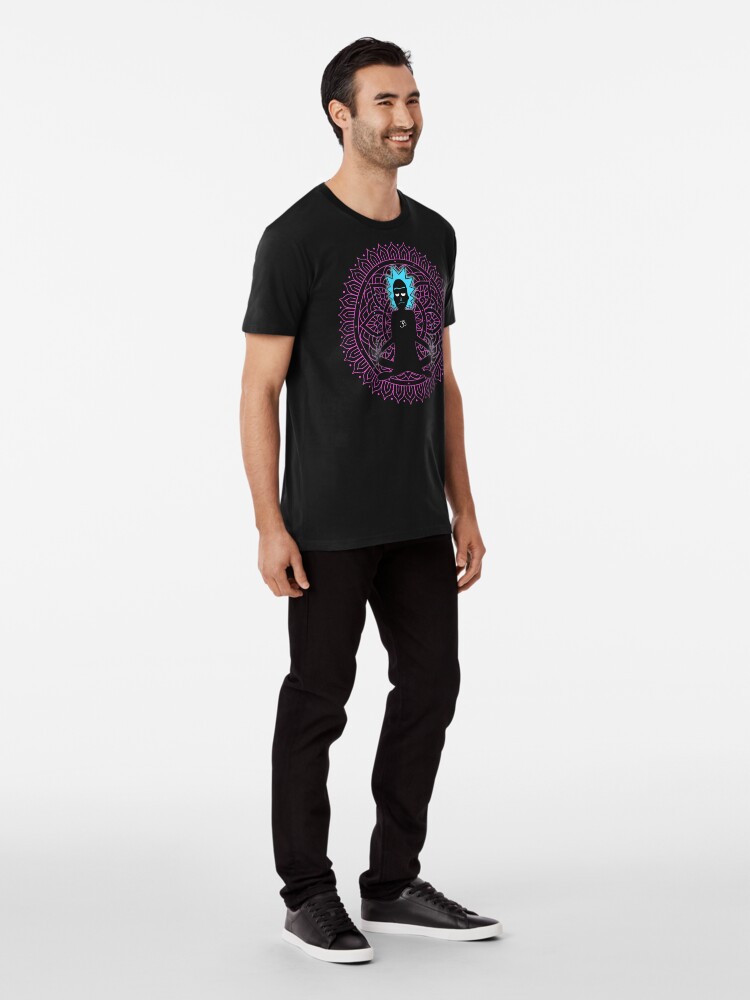 Alternate view of Rick Sanchez Holy Scientist Premium T-Shirt