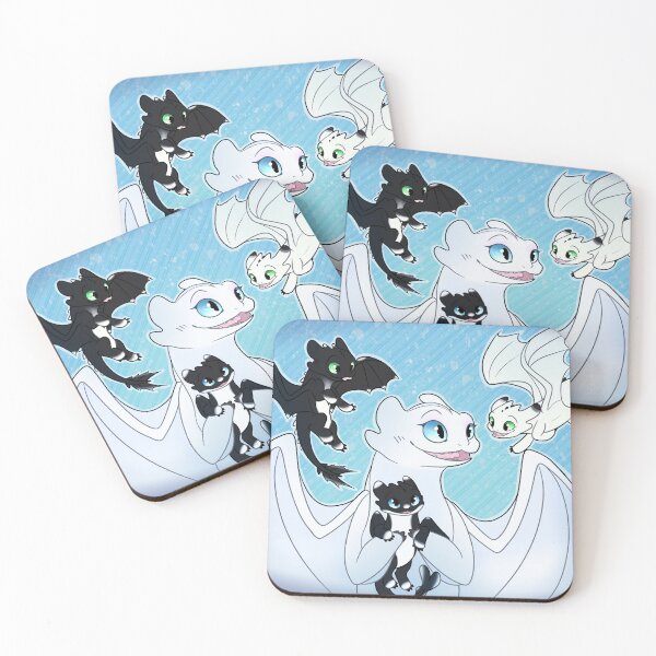 Item preview, Light fury with kids! designed and sold by Logan Love.