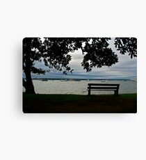 Bench View Canvas Print