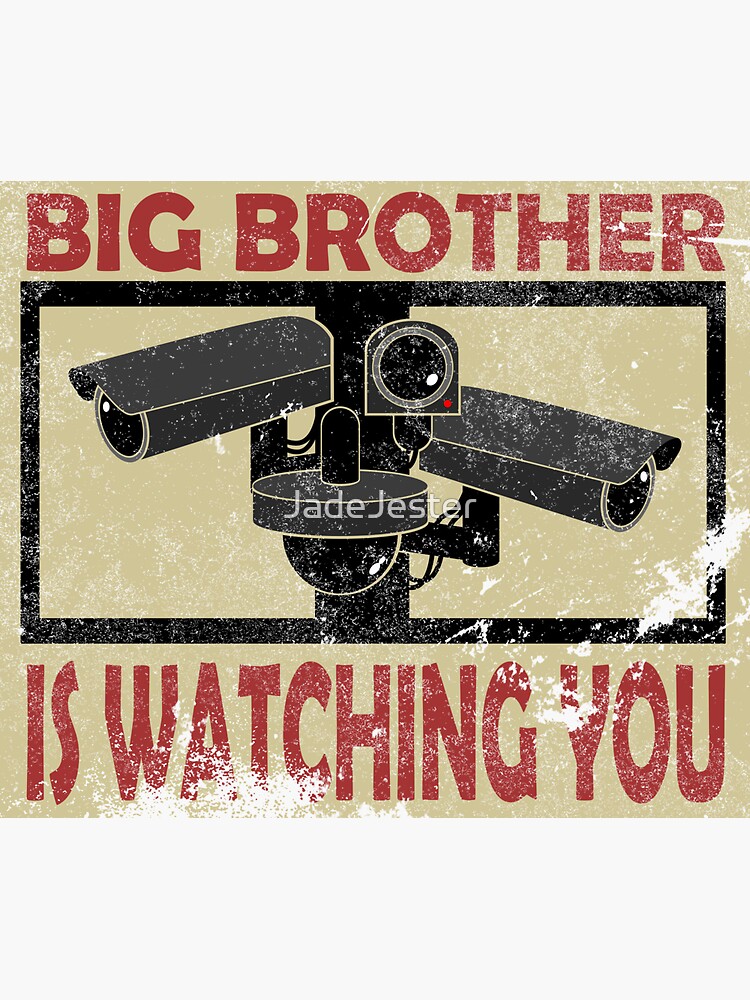 big-brother-is-watching-you-sticker-for-sale-by-jadejester-redbubble