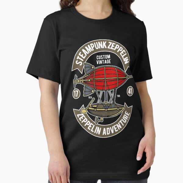 Item preview, STEAMPUNK ZEPPELIN ADVENTURE AIRSHIP designed and sold by THE SUPERIORS SHIRT SHOP.