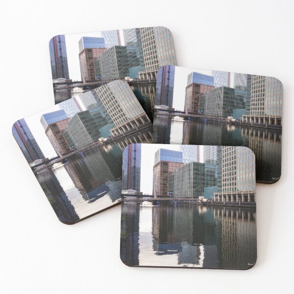 Item preview, Buildings Reflections, Canary Wharf, London, UK designed and sold by Yannik Hay.