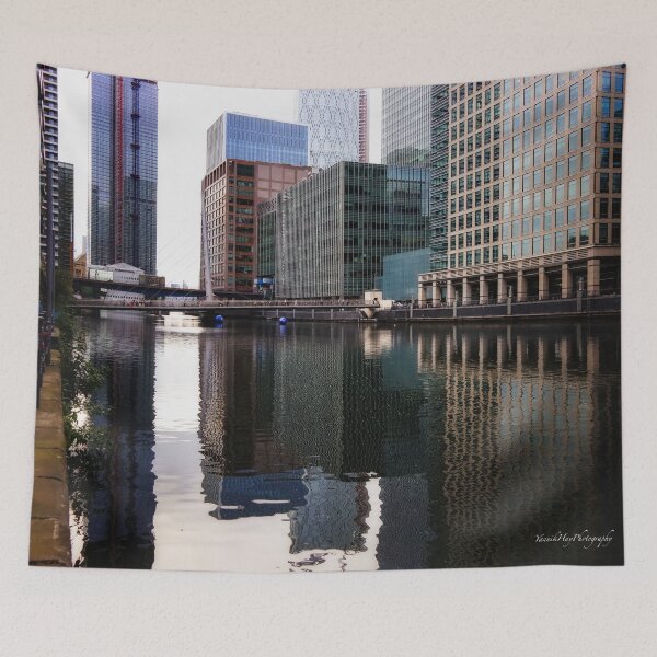 Item preview, Buildings Reflections, Canary Wharf, London, UK designed and sold by Yannik Hay.