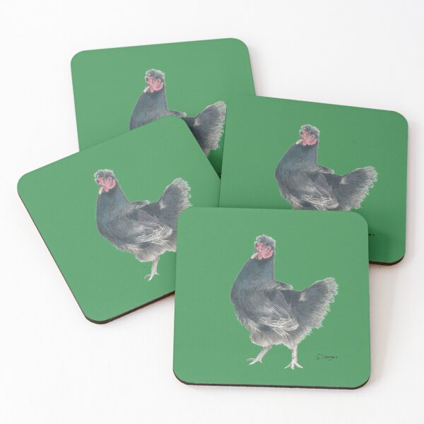 Item preview, Black Chook on Green designed and sold by STHoganArtist.