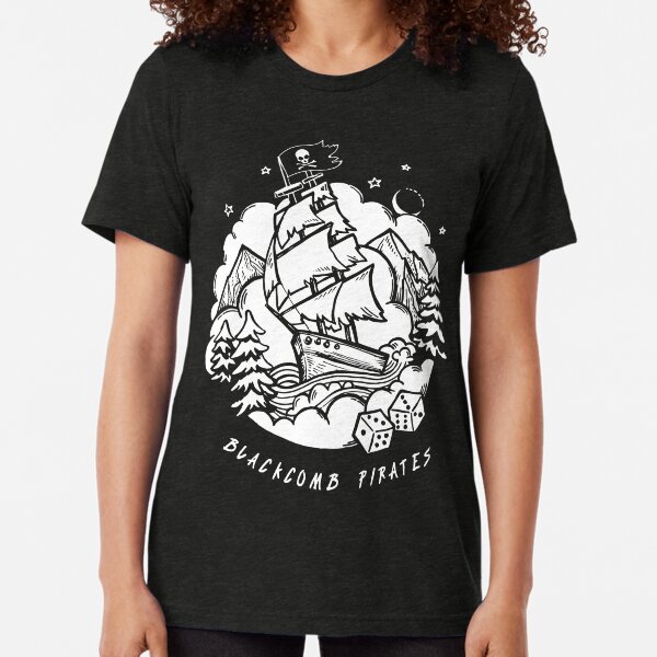 Backcomb Pirates Ship Tri-blend T-Shirt