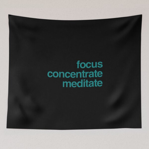 Item preview, Yoga - Focus Concentrate Meditate designed and sold by Rhu Creations.