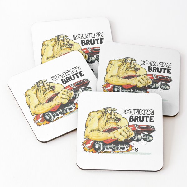 Item preview, Bounding Brute #8 Mad Hot Rods, Allen's & Regina, New Zealand designed and sold by Retrostickersnz.