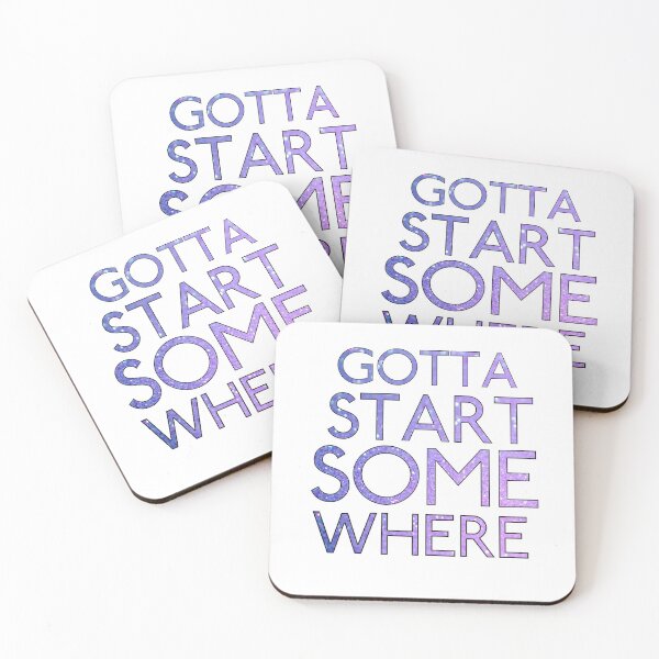 Item preview, Gotta Start Somewhere designed and sold by TheWriteShoppe.