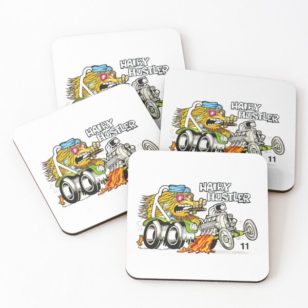 Item preview, Hairy Hustler #11 Mad Hot Rods, Allen's & Regina, New Zealand designed and sold by Retrostickersnz.
