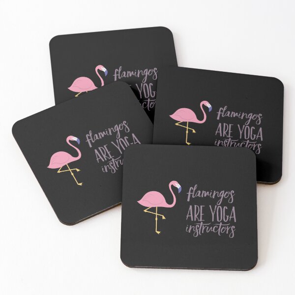 Item preview, Funny Yoga Design - Flamingos are yoga instructors designed and sold by Rhu Creations.