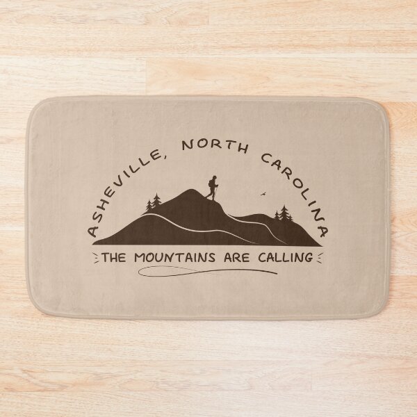 Item preview, Asheville- The Mountains Are Calling - Brown on Brown designed and sold by Serena's Asheville Merch.