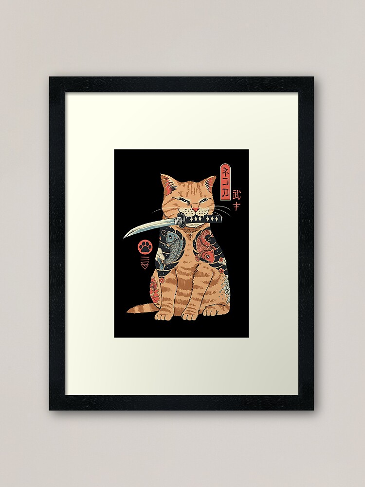 Thumbnail 2 of 7, Framed Art Print, Catana designed and sold by vincenttrinidad.