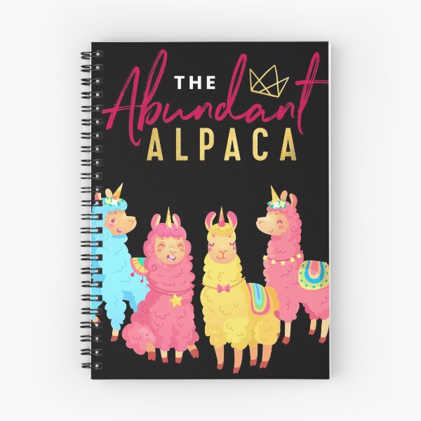 Item preview, The Abundant Alpaca Logo - Black  designed and sold by Dreamlifedeluxe.