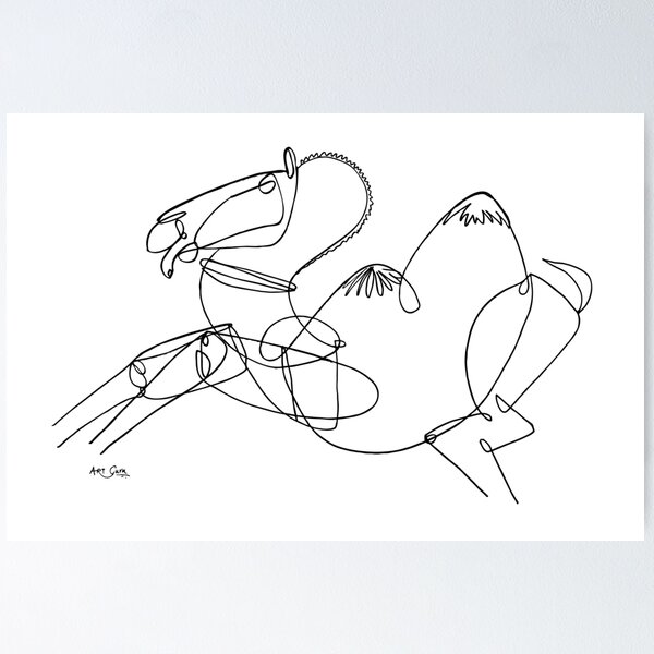 Item preview, The Dancing Camel,1099, 27x40, Ink on paper, ArtGuru designed and sold by Art Guru.