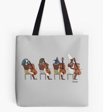 Ancient Cellists Tote Bag