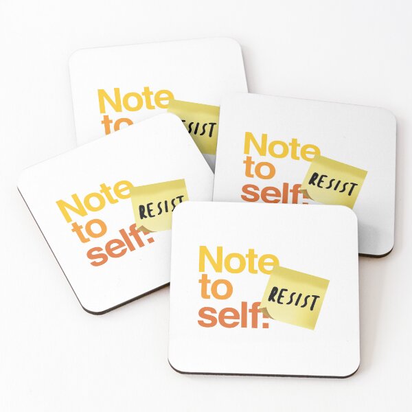 Item preview, Note to Self: Resist designed and sold by the-type-store.