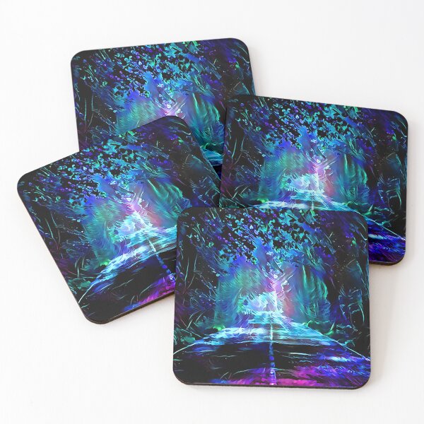 Item preview, Blacklight Night on Aurora Road designed and sold by Alyxandre.