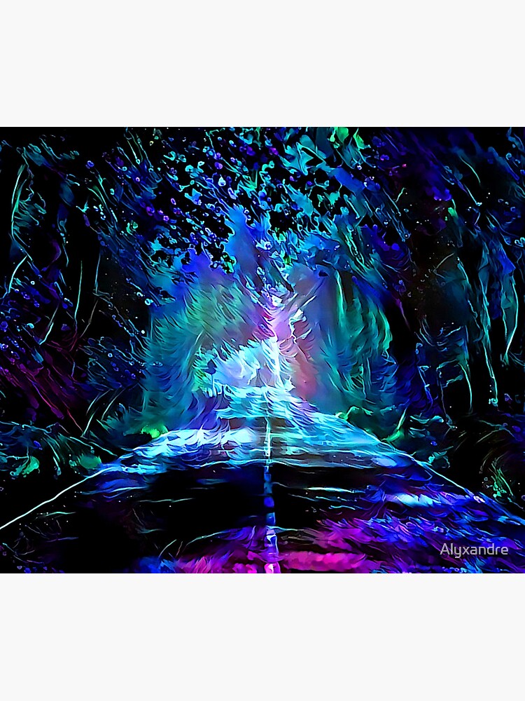 Blacklight Night on Aurora Road by Alyxandre