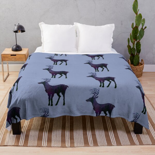 Item preview, Galaxy deer silhouette designed and sold by LeighsDesigns.