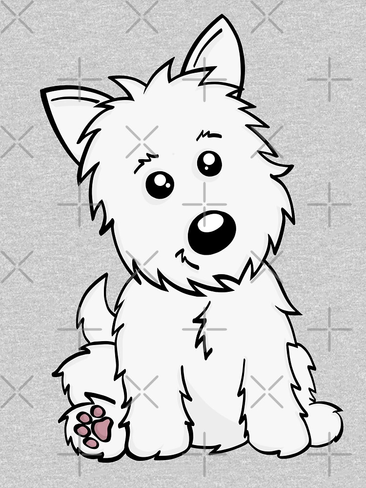 Cute Cartoon Westie by rmcbuckeye