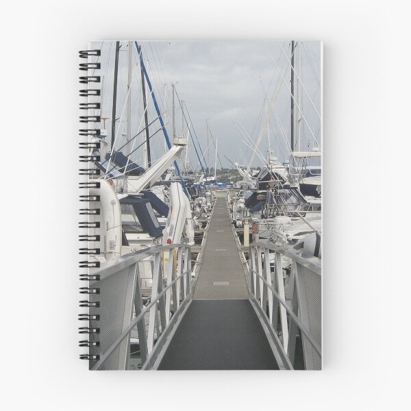 Item preview, Boats Halfmoon bay Marina designed and sold by lizdomett.