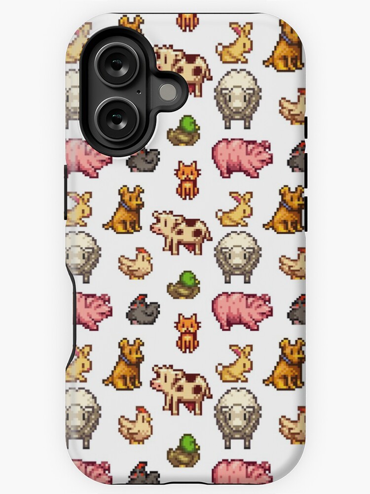 Aperçu 1 sur 4. Coque iPhone avec l'œuvre animaux de la vallée de stardew créée et vendue par ElliottBryan.