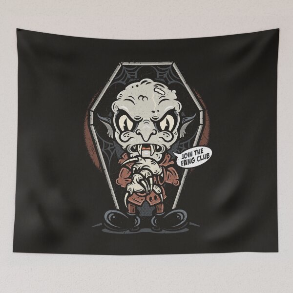 Item preview, Nosferatu Old 1930s Cartoon Art Vintage Horror Movie Gothic Halloween Vampire designed and sold by TheGhoulishGarb.