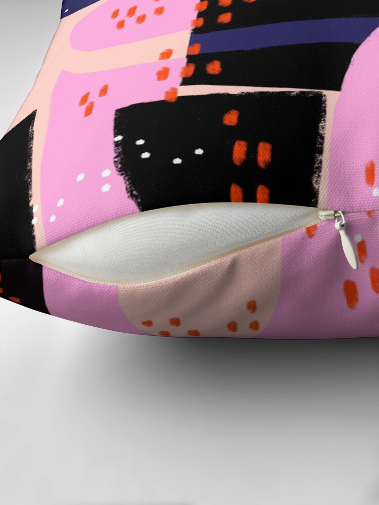 Thumbnail 2 of 4, Pillow, Memphis Inspired 80s Abstract designed and sold by melaniebiehle.