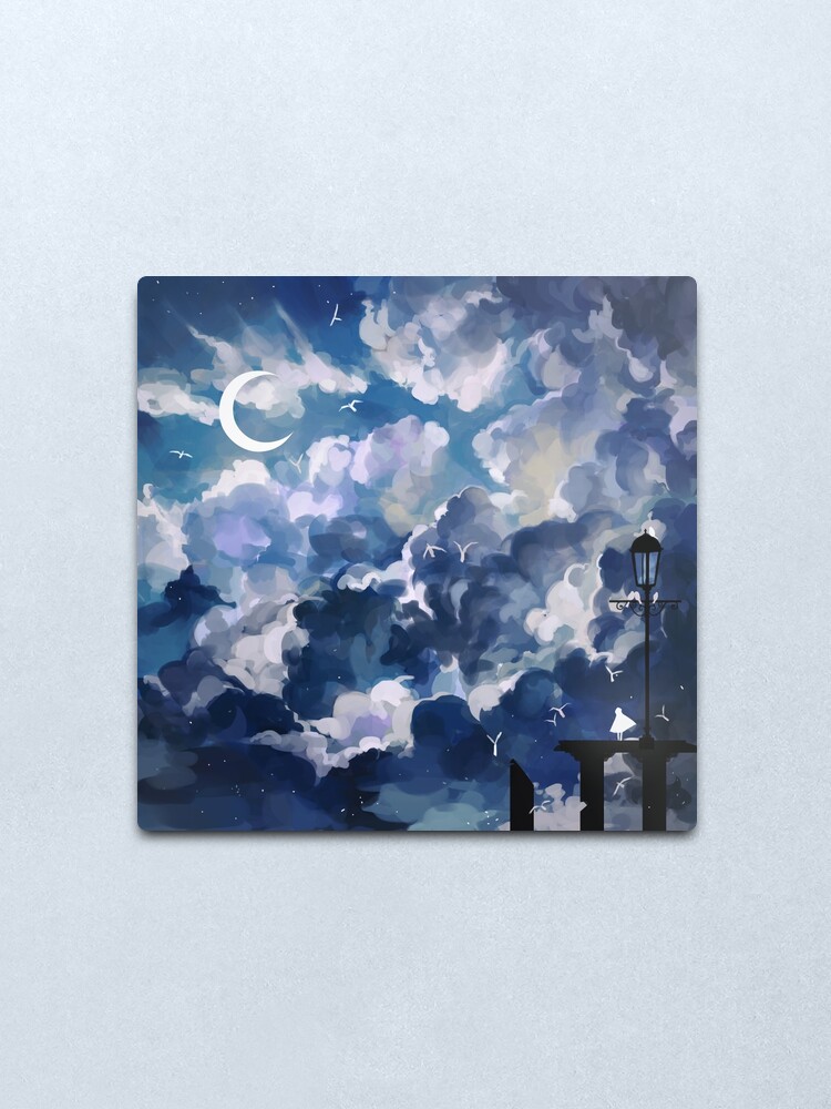 Alternate view of the sky-wanderer. Metal Print