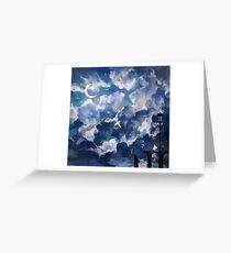 the sky-wanderer. Greeting Card