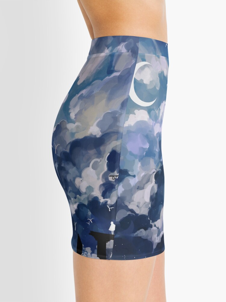 Alternate view of the sky-wanderer. Mini Skirt