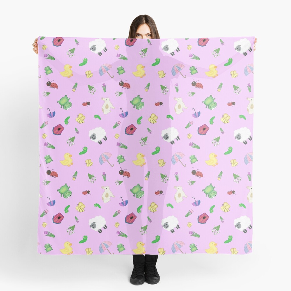Spring Pink Scarf