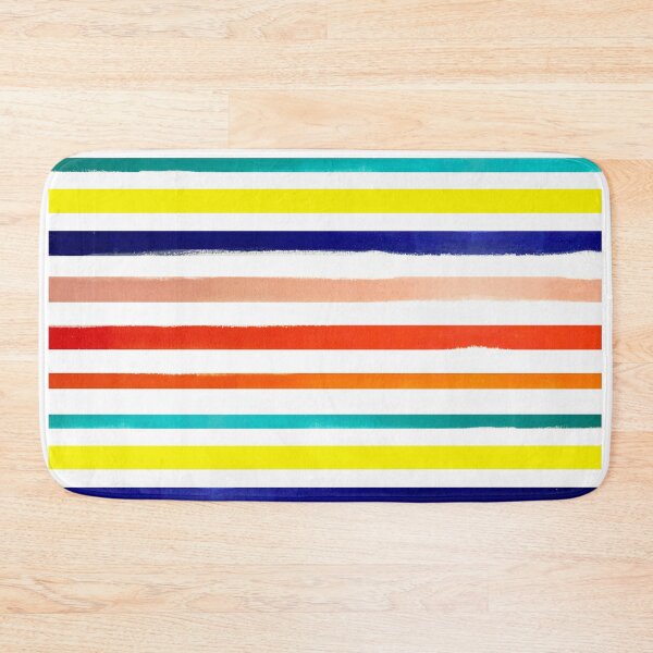 Item preview, Bright Watercolor Rainbow Stripes designed and sold by melaniebiehle.