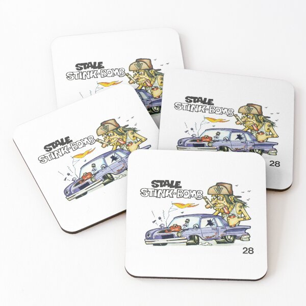 Item preview, Stale Stink-Bomb #28 Mad Hot Rods, Allen's & Regina, New Zealand designed and sold by Retrostickersnz.