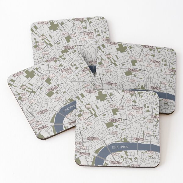Item preview, Centre-in-London Map - Larger designed and sold by vkdavidson.