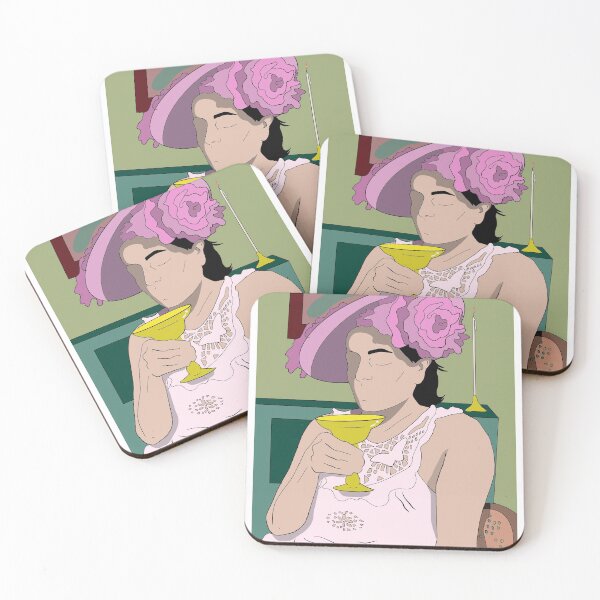 Item preview, Woman in a Pink Hat designed and sold by MouneShoes.