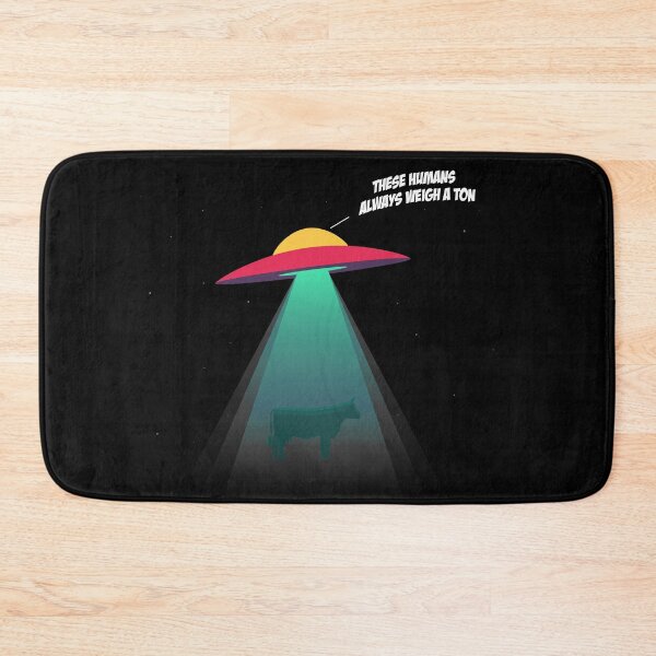 Item preview, Cow UFO Alien Abduction designed and sold by DreaK.