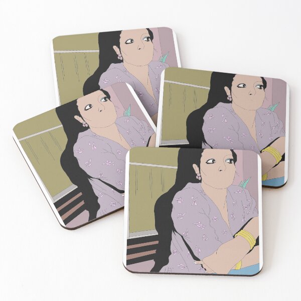 Item preview, Woman with Blue Eyeshadow designed and sold by MouneShoes.