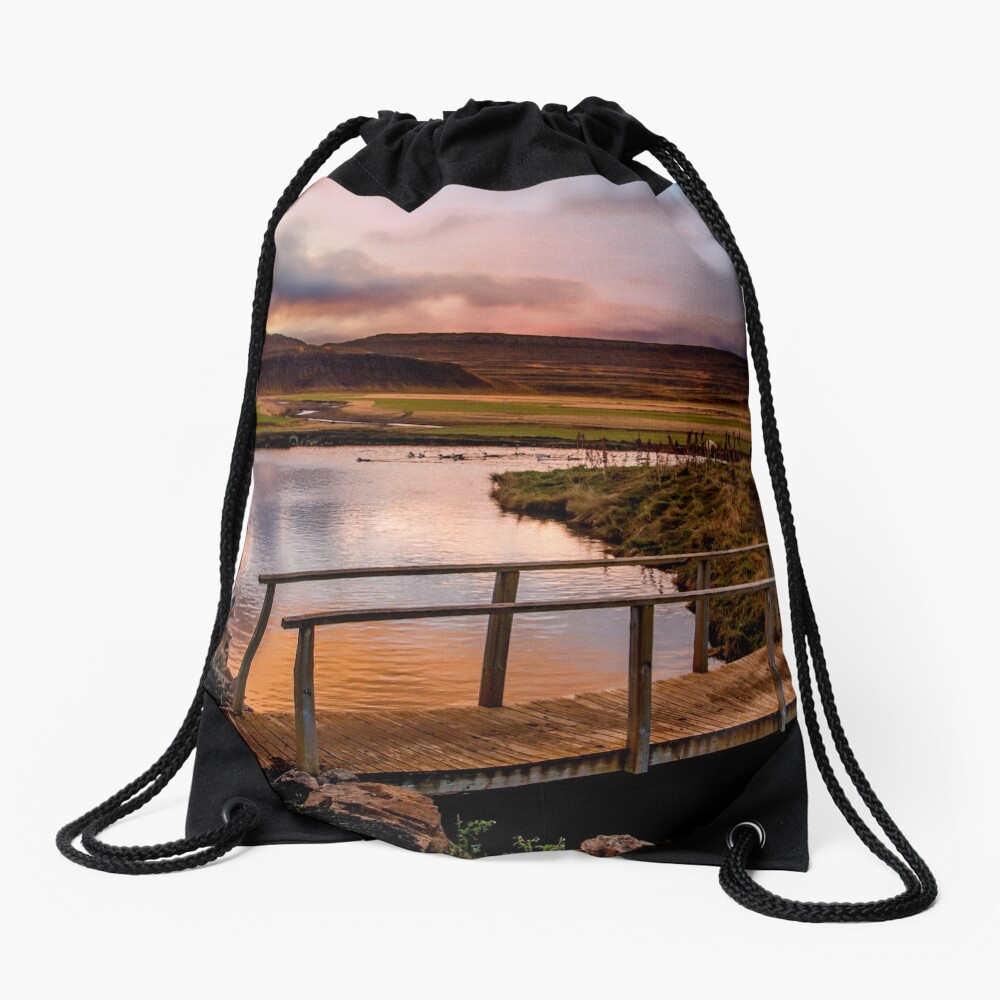 Parallel Marvel Drawstring Bag
