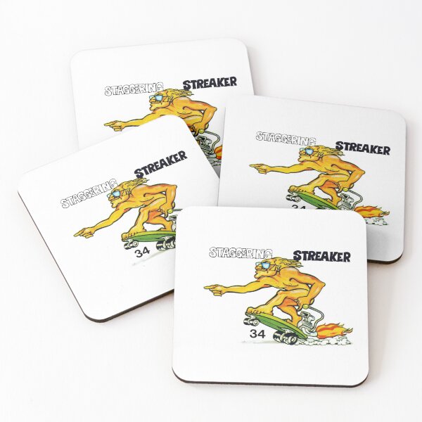 Item preview, Staggering Streaker #34 Mad Hot Rods, Allen's & Regina, New Zealand designed and sold by Retrostickersnz.