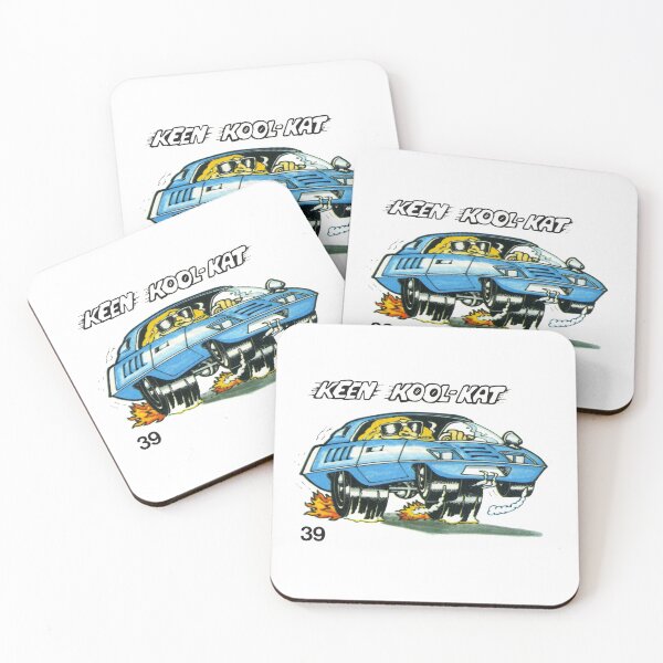 Item preview, Keen Kool-Kat #39 Mad Hot Rods, Allen's & Regina, New Zealand designed and sold by Retrostickersnz.