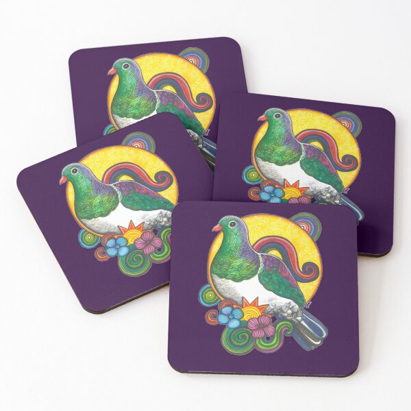 Item preview, Kaleidoscopic Kereru designed and sold by Lynda Bell.