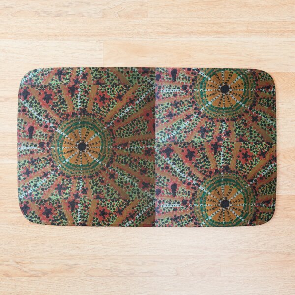 Item preview, Aboriginal dot art - orange sun designed and sold by Melchime.