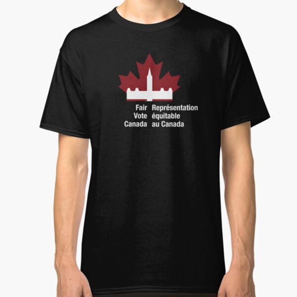 Fair Vote Canada logo for dark colours Classic T-Shirt