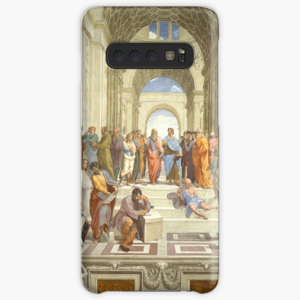 The School of Athens (1509–1511) by Raphael, depicting famous classical Greek philosophers in an idealized setting inspired by ancient Greek architecture Samsung Galaxy Snap Case